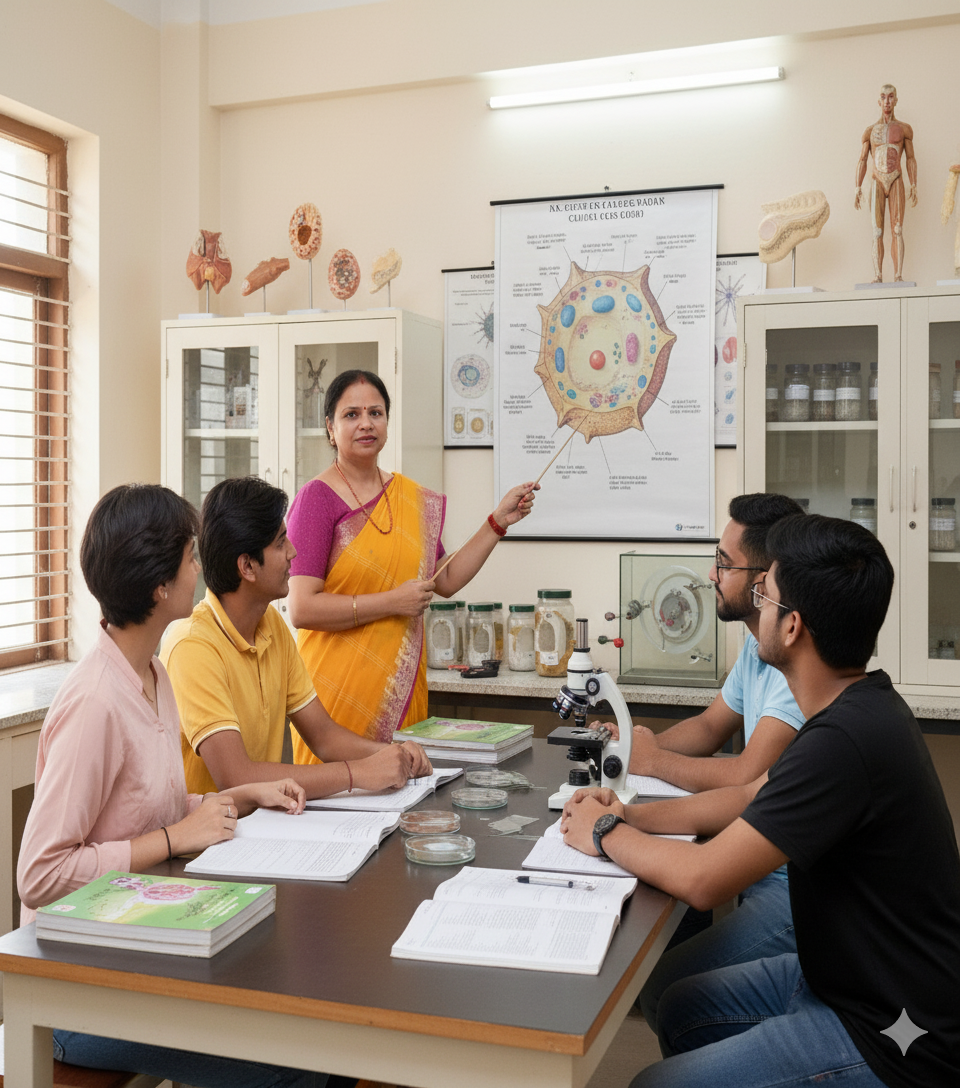 🔬 Biology Lab – RAS Academy Inter College, Alambagh